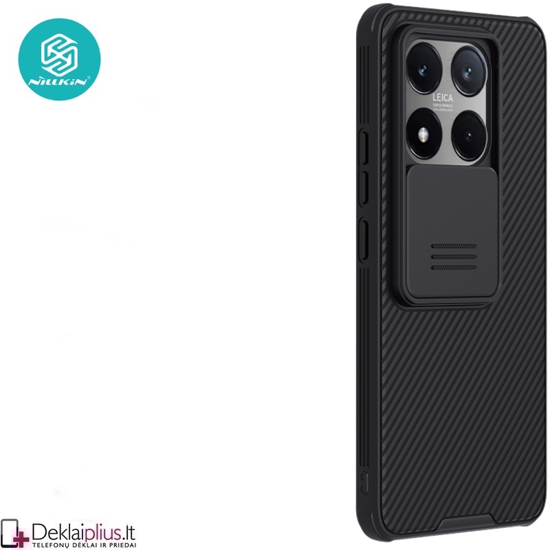 Nillkin Camshield dėklas su kameros apsauga - juodas (Xiaomi 14T Pro) Nillkin Camshield dėklas su kameros apsauga - juodas (Xiaomi 14T Pro)